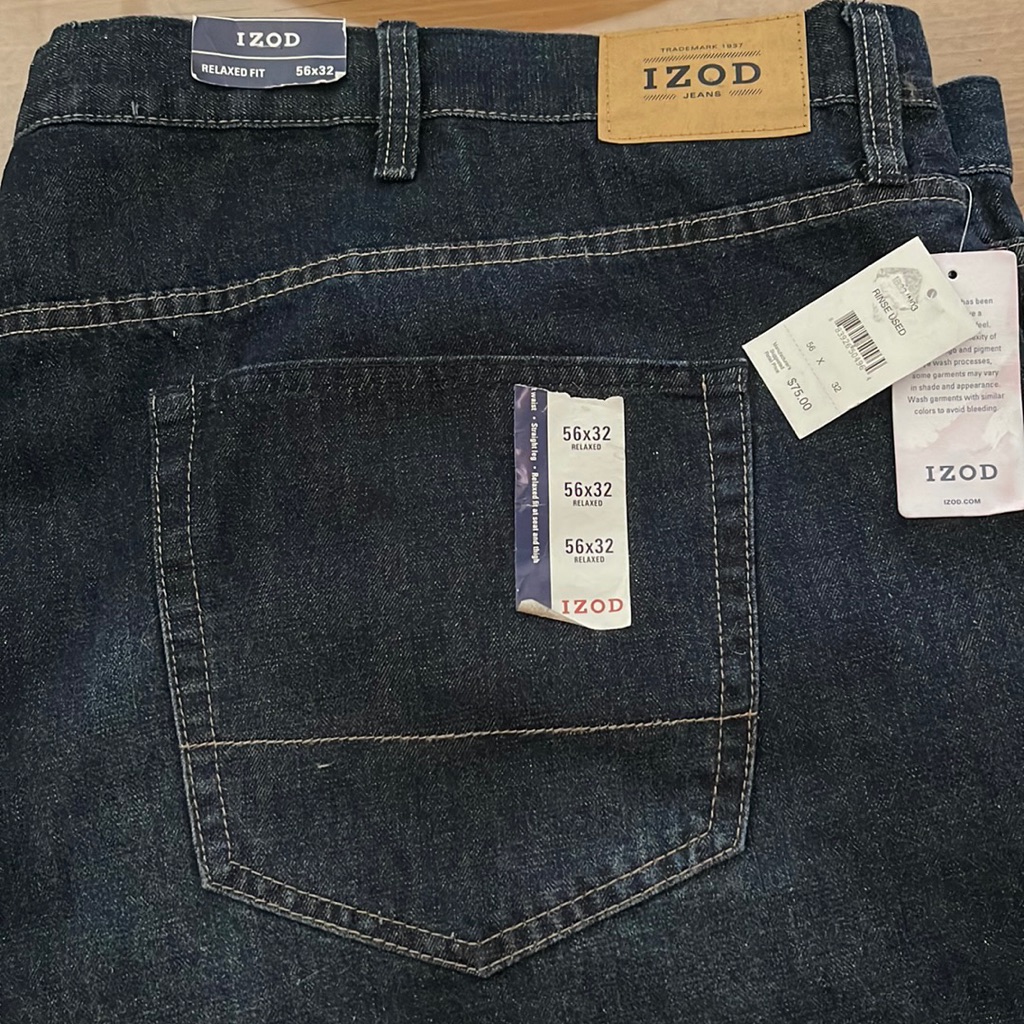 Izod Mens Jeans Big And Tall